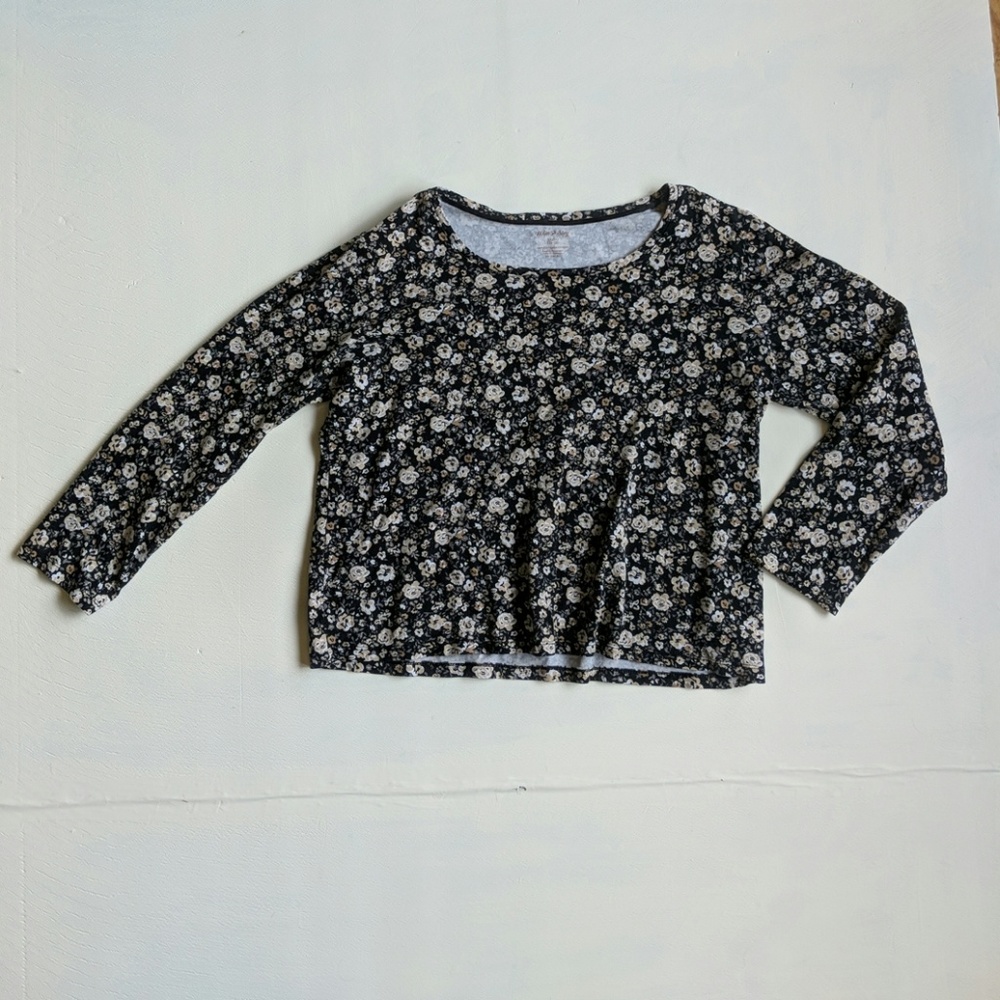 White Stag floral shirt top